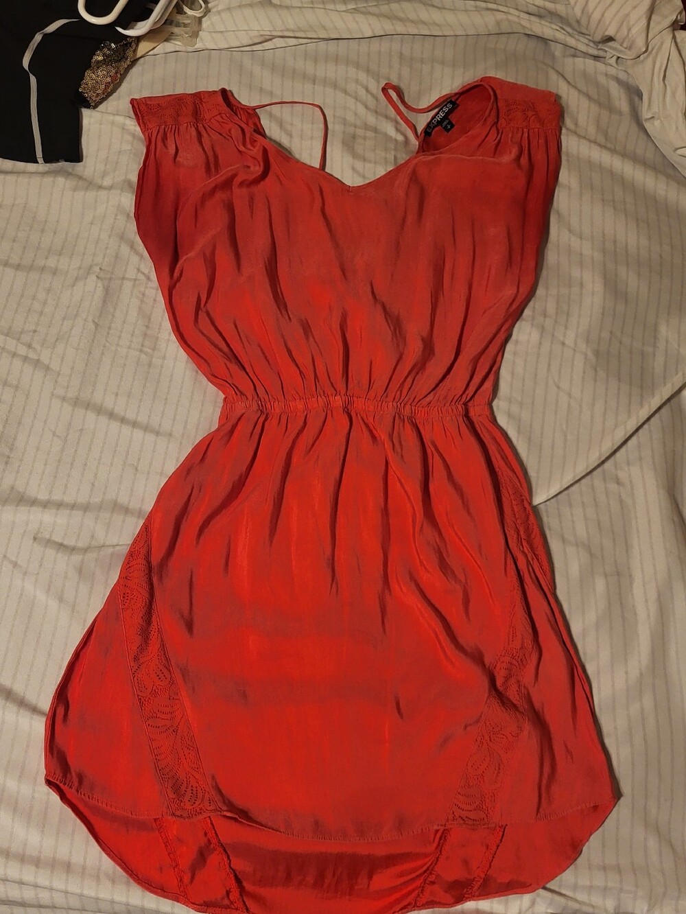 Express Red Spaghetti Strap Sundress